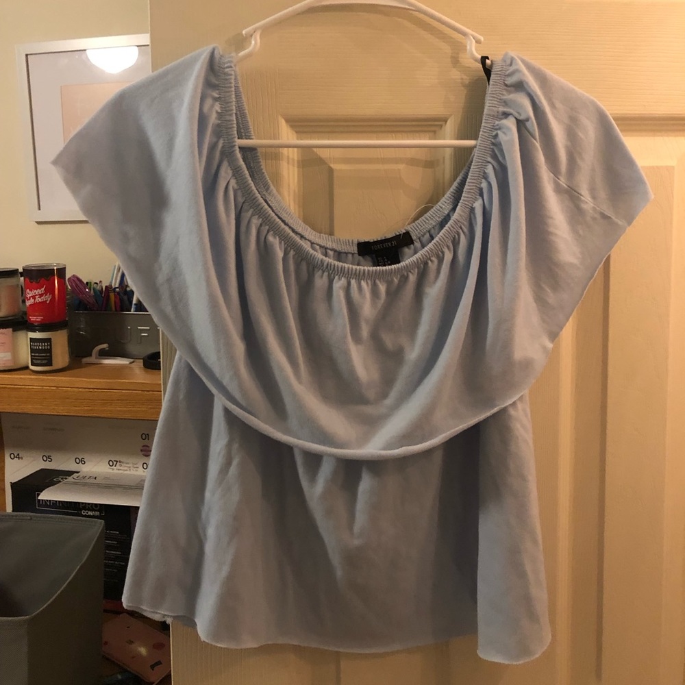 Cropped Off the Shoulders Top